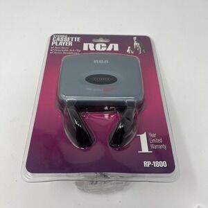 Sealed RCA Cassette Player w/Stereo Headphones‎ Walkman RP1800 Vintage NOS